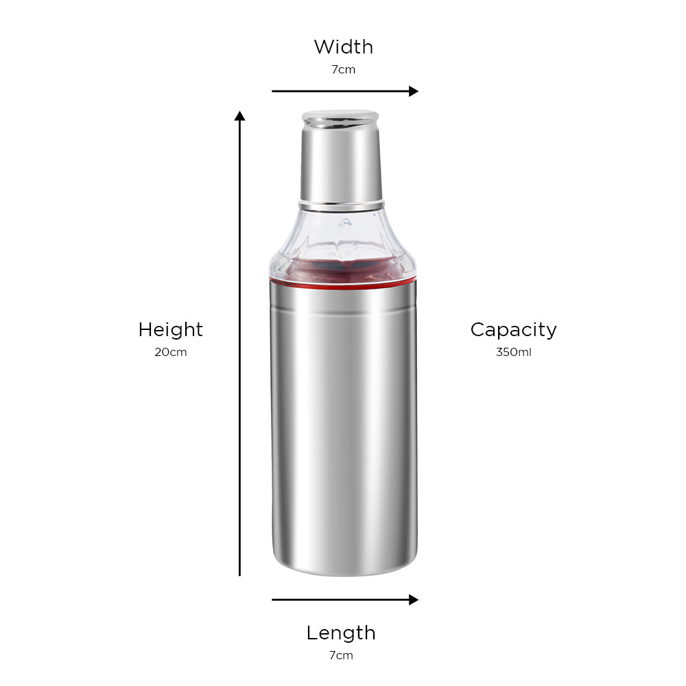 Kraft Stainless Steel Oil Dispenser I Oil Pourer I Oil Bottle I Leak- proof Lid I
