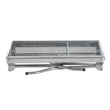 28.7" x 13"  Stainless Steel Portable Charcoal BBQ Grill