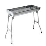 28.7" x 13"  Stainless Steel Portable Charcoal BBQ Grill