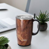 Black Walnut Insulated Stainless Steel Travel Mug (18 oz)