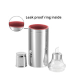 Kraft Stainless Steel Oil Dispenser I Oil Pourer I Oil Bottle I Leak- proof Lid I