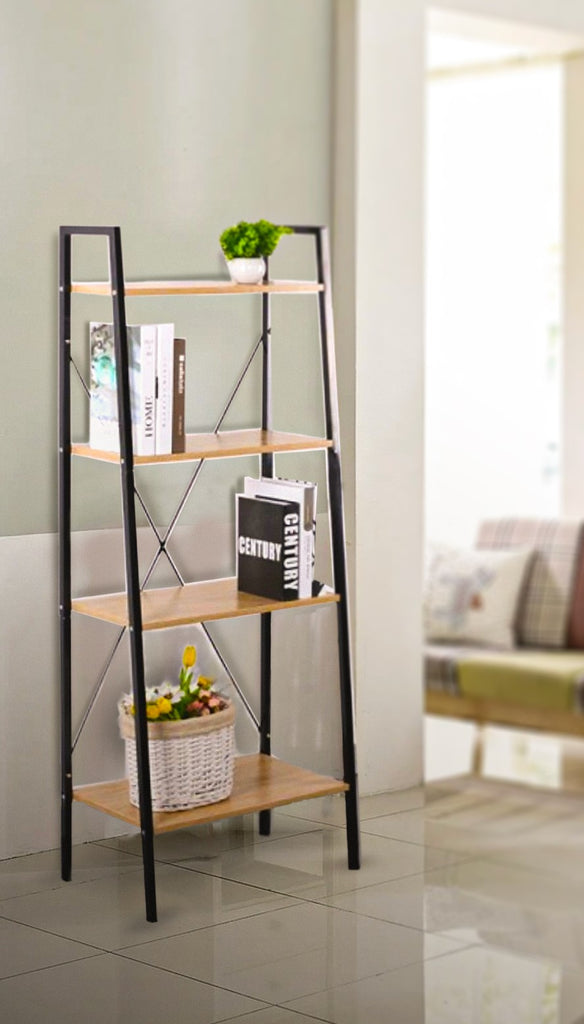 4 Tier Ladder Bookcase