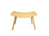 Bamboo Curved Bench