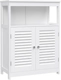 White Floor Storage Cabinet